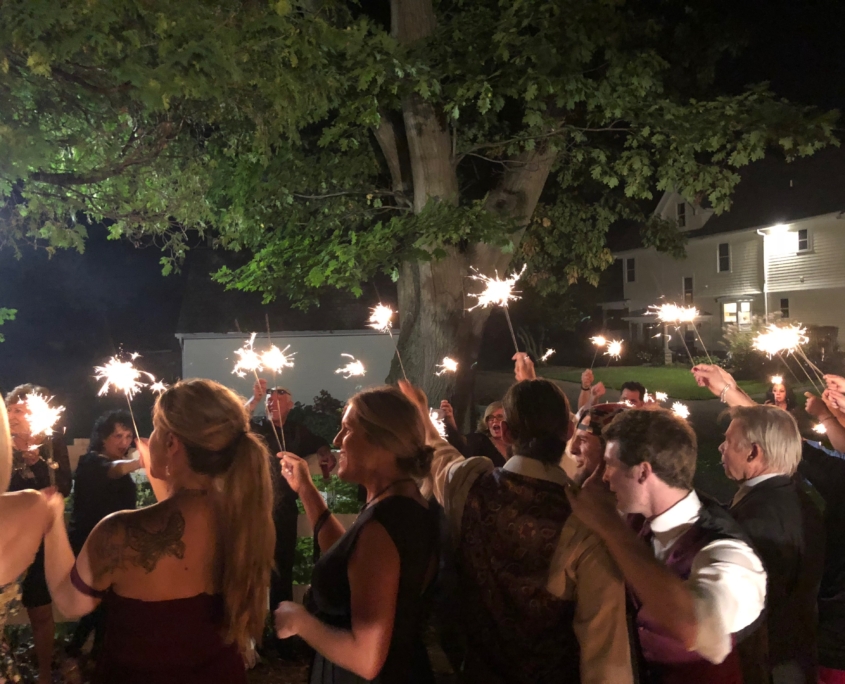 Sparkler Wedding